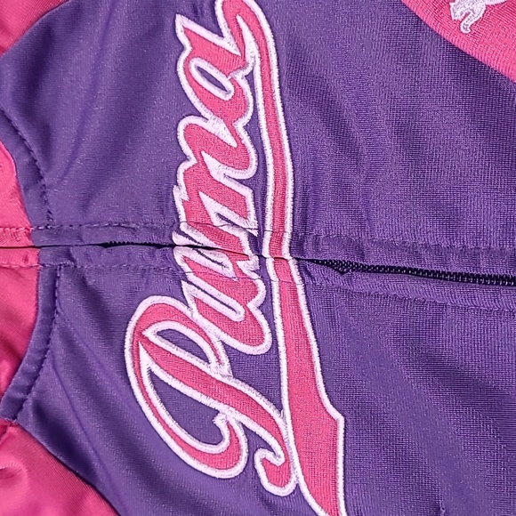 PUMA kids sweater/jacket. 2T. Purple pink and silver - Picture 3 of 5